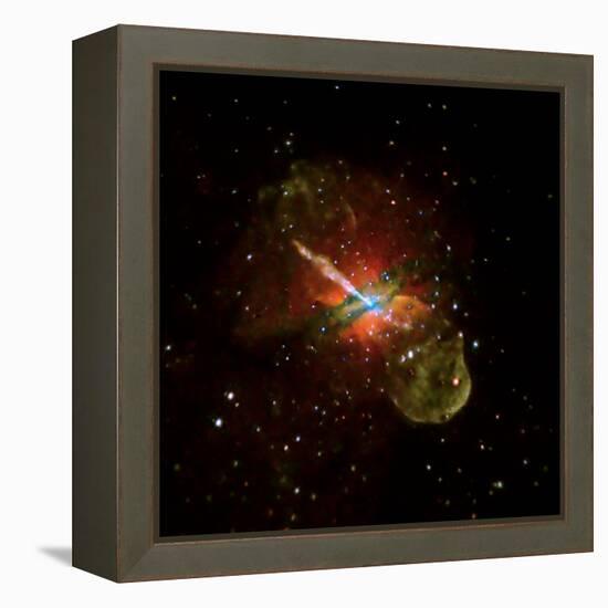 Seven Day Chandra Exposure, Centaurus A Reveals Effects of Supermassive Black Hole at its Center-null-Framed Premier Image Canvas