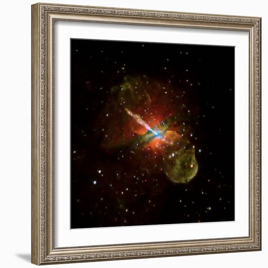 Seven Day Chandra Exposure, Centaurus A Reveals Effects of Supermassive Black Hole at its Center-null-Framed Premium Photographic Print