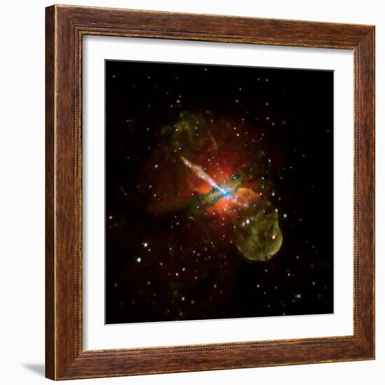 Seven Day Chandra Exposure, Centaurus A Reveals Effects of Supermassive Black Hole at its Center-null-Framed Photographic Print