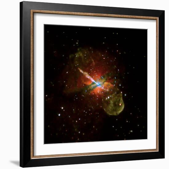 Seven Day Chandra Exposure, Centaurus A Reveals Effects of Supermassive Black Hole at its Center-null-Framed Photographic Print