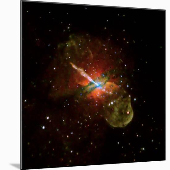 Seven Day Chandra Exposure, Centaurus A Reveals Effects of Supermassive Black Hole at its Center-null-Mounted Photographic Print