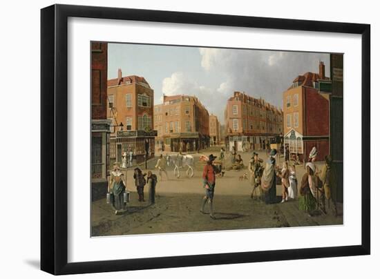 Seven Dials, Covent Garden (Detail)-William Hodges-Framed Giclee Print