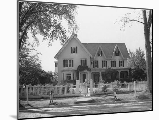 Seven Gables, Summer Home of William Lyon Phelps, Famed Literature Prof. Emeritus of Yale Univ-William Vandivert-Mounted Photographic Print