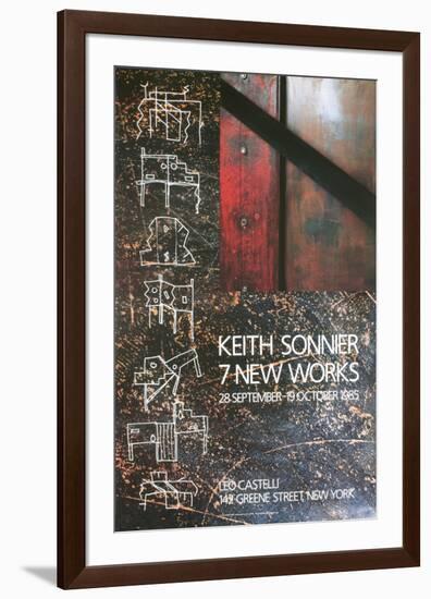 Seven Inner works at Leo Castelli, 1985-Keith Sonnier-Framed Collectable Print