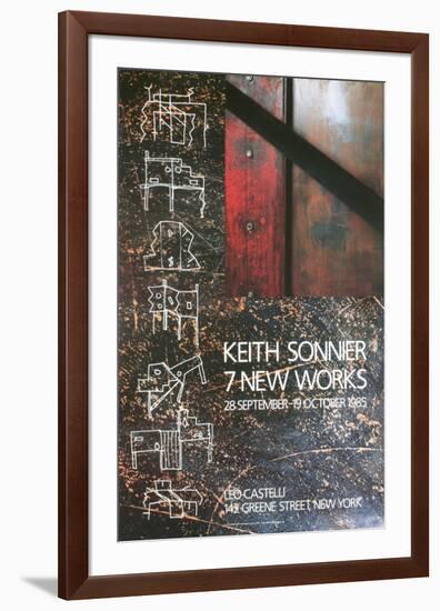 Seven Inner works at Leo Castelli, 1985-Keith Sonnier-Framed Collectable Print