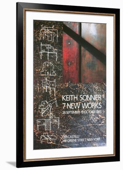 Seven Inner works at Leo Castelli, 1985-Keith Sonnier-Framed Collectable Print