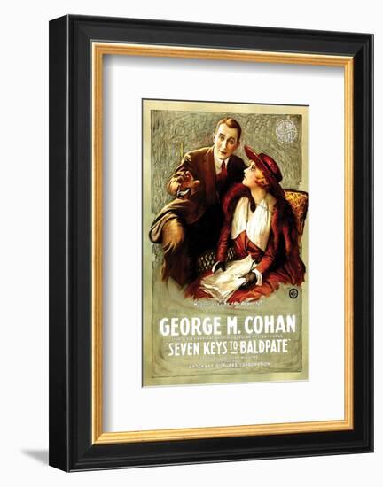 Seven Keys To Baldpate - 1917-null-Framed Giclee Print