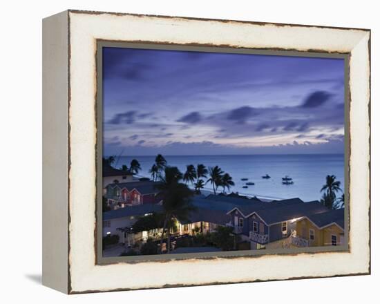 Seven Mile Beach, Grand Cayman, Cayman Islands, Caribbean-Walter Bibikow-Framed Premier Image Canvas