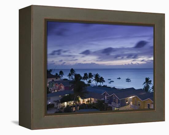 Seven Mile Beach, Grand Cayman, Cayman Islands, Caribbean-Walter Bibikow-Framed Premier Image Canvas