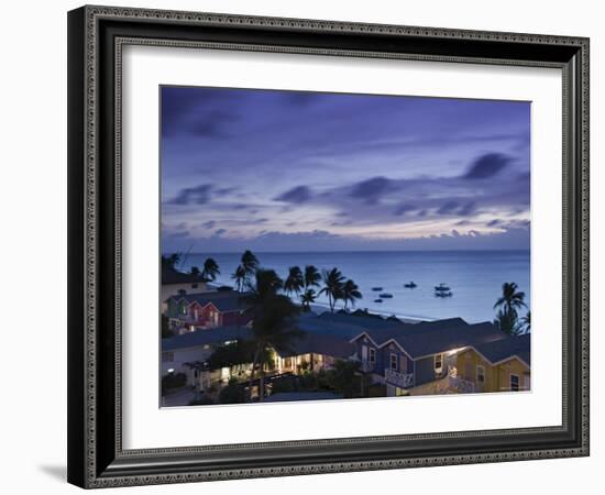Seven Mile Beach, Grand Cayman, Cayman Islands, Caribbean-Walter Bibikow-Framed Photographic Print