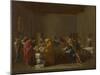 Seven Sacraments: Extreme Unction, Ca 1637-1640-Nicolas Poussin-Mounted Giclee Print