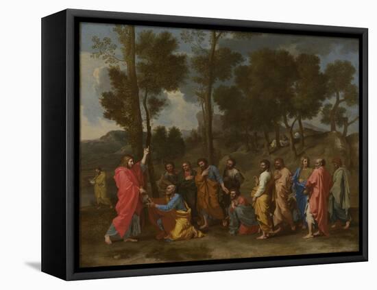 Seven Sacraments: Ordination, Ca 1637-1640-Nicolas Poussin-Framed Premier Image Canvas