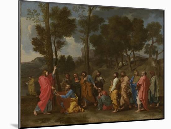 Seven Sacraments: Ordination, Ca 1637-1640-Nicolas Poussin-Mounted Giclee Print