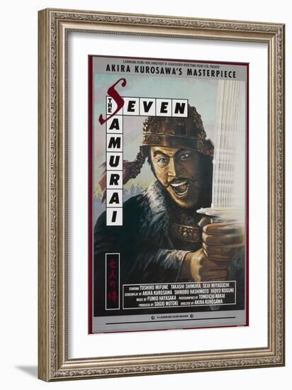 Seven Samurai, 1954-null-Framed Premium Giclee Print