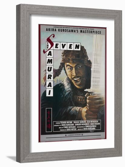 Seven Samurai, 1954-null-Framed Art Print