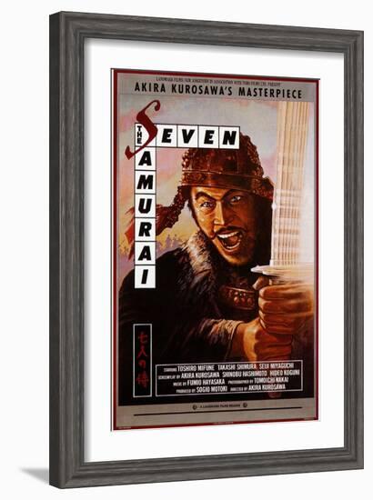 Seven Samurai, 1954-null-Framed Art Print