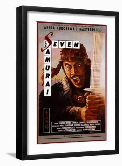 Seven Samurai, 1954-null-Framed Art Print