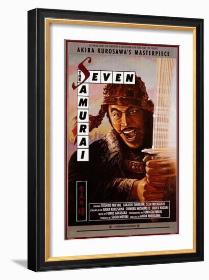 Seven Samurai, 1954-null-Framed Art Print