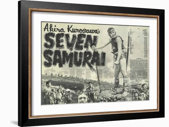 Seven Samurai, 1954-null-Framed Premium Giclee Print