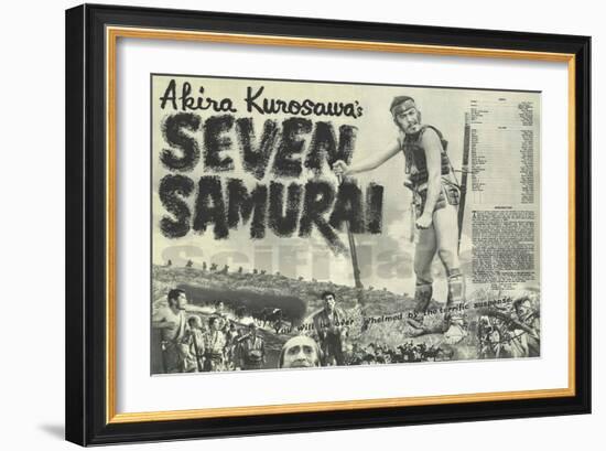 Seven Samurai, 1954-null-Framed Premium Giclee Print