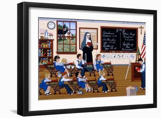 Seven Scholars of One Dreamer-Sheila Lee-Framed Giclee Print