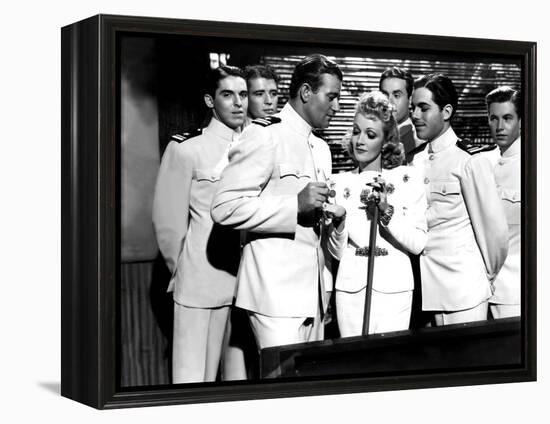 Seven Sinners, Marlene Dietrich, John Wayne, 1940-null-Framed Stretched Canvas