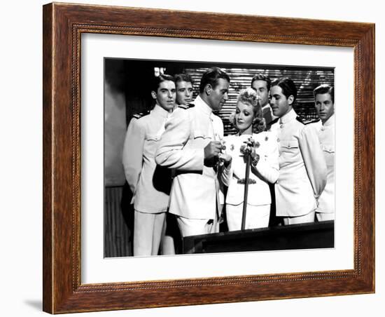 Seven Sinners, Marlene Dietrich, John Wayne, 1940-null-Framed Photo