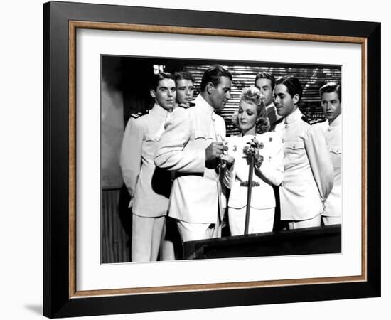 Seven Sinners, Marlene Dietrich, John Wayne, 1940-null-Framed Photo