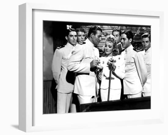 Seven Sinners, Marlene Dietrich, John Wayne, 1940-null-Framed Photo