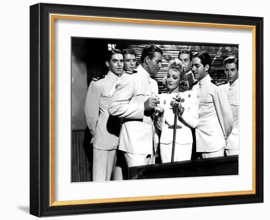 Seven Sinners, Marlene Dietrich, John Wayne, 1940-null-Framed Photo