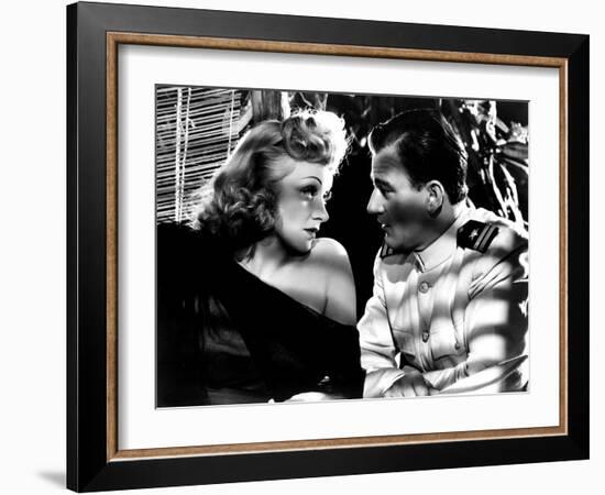 Seven Sinners, Marlene Dietrich, John Wayne, 1940-null-Framed Photo