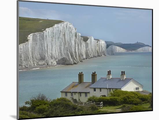 Seven Sisters Chalk Cliffs, Cuckmere Haven, Near Seaford, East Sussex, England-David Wall-Mounted Photographic Print