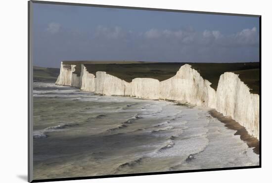 Seven Sisters from Birling Gap, South Downs National Park, East Sussex, England, United Kingdom-Rolf Richardson-Mounted Photographic Print