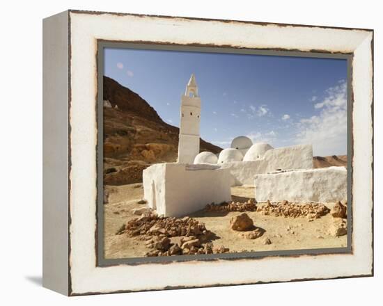 Seven Sleepers Mosque, Chenini, Sahara Desert, Tunisia, North Africa, Africa-Dallas & John Heaton-Framed Premier Image Canvas