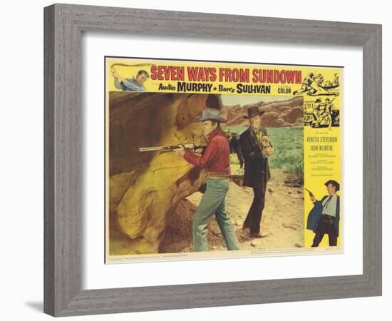 Seven Ways From Sundown, 1960-null-Framed Art Print