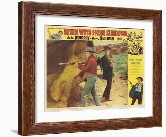 Seven Ways From Sundown, 1960-null-Framed Art Print