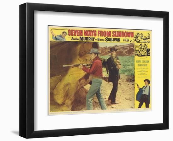 Seven Ways From Sundown, 1960-null-Framed Premium Giclee Print