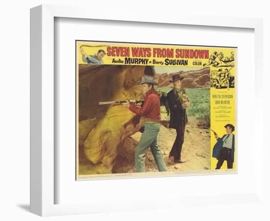 Seven Ways From Sundown, 1960-null-Framed Premium Giclee Print