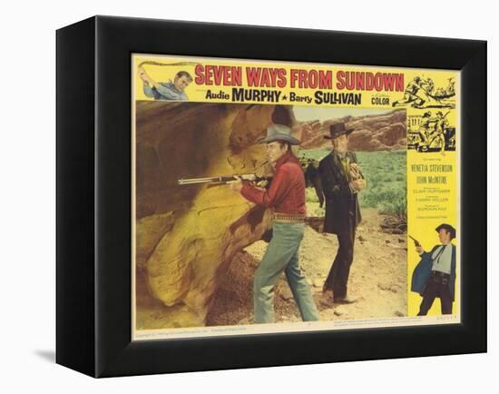 Seven Ways From Sundown, 1960-null-Framed Stretched Canvas