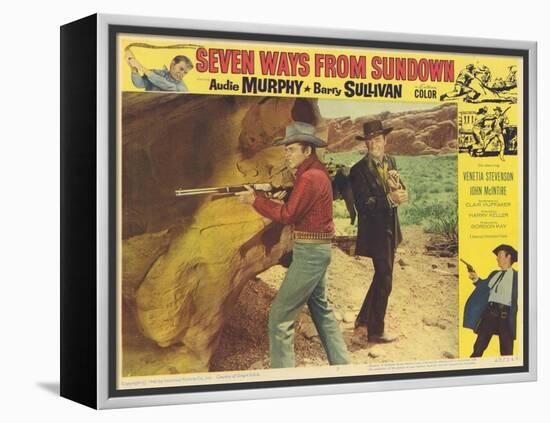Seven Ways From Sundown, 1960-null-Framed Stretched Canvas