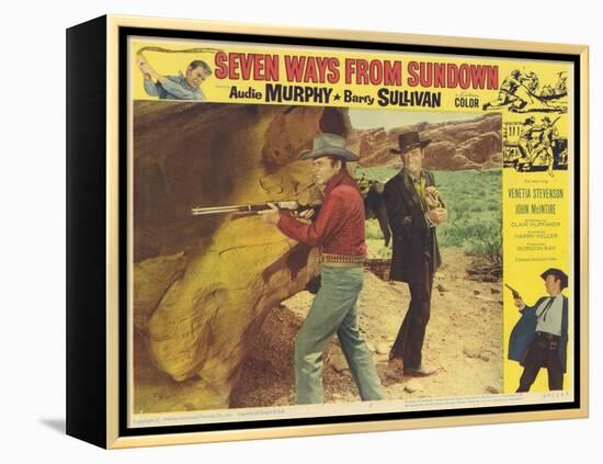 Seven Ways From Sundown, 1960-null-Framed Stretched Canvas