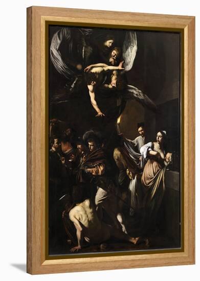 Seven Works of Mercy-Caravaggio-Framed Premier Image Canvas