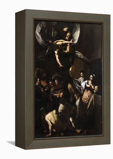 Seven Works of Mercy-Caravaggio-Framed Premier Image Canvas