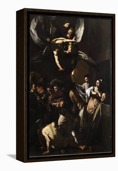 Seven Works of Mercy-Caravaggio-Framed Premier Image Canvas