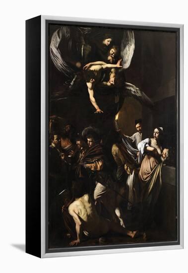 Seven Works of Mercy-Caravaggio-Framed Premier Image Canvas