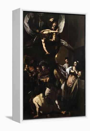 Seven Works of Mercy-Caravaggio-Framed Premier Image Canvas