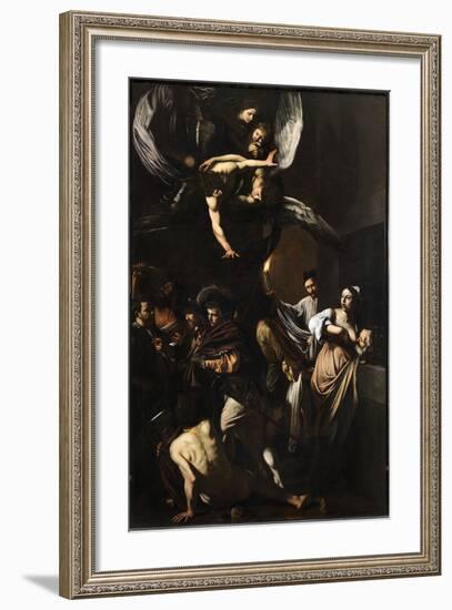 Seven Works of Mercy-Caravaggio-Framed Giclee Print