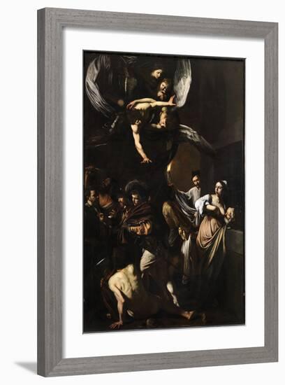 Seven Works of Mercy-Caravaggio-Framed Giclee Print