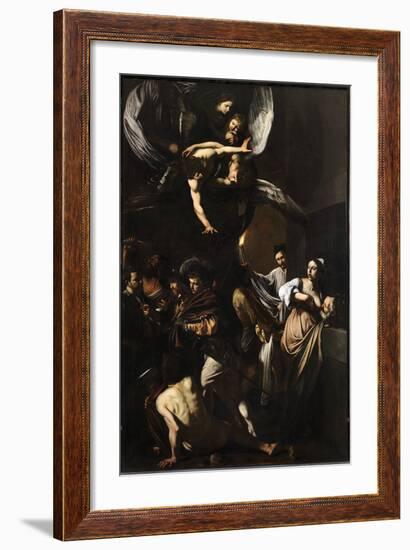 Seven Works of Mercy-Caravaggio-Framed Giclee Print
