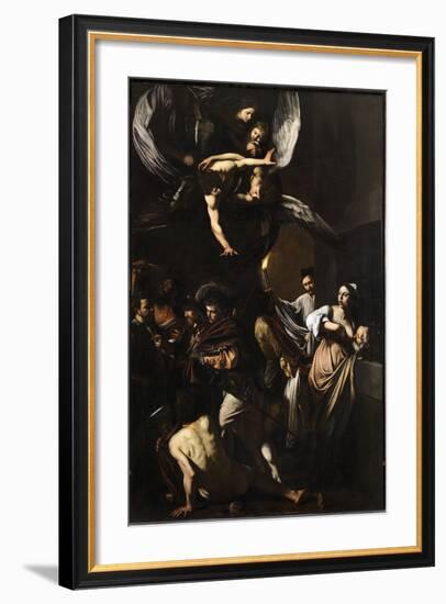 Seven Works of Mercy-Caravaggio-Framed Giclee Print